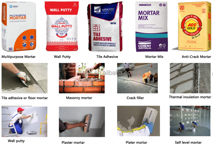 고품질 건조 분말 밀터 생산 라인 벽 찌꺼기 모래 시멘트 믹서 장비 세라믹 타일 접착제 제조 기계 6