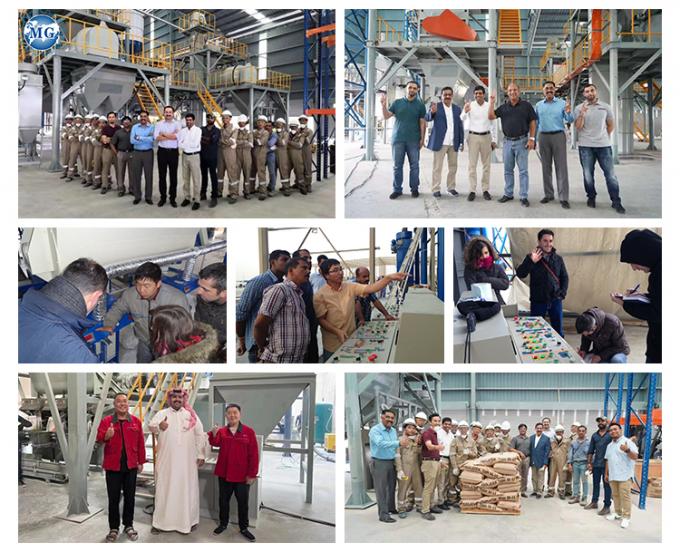 건조 분말 밀터 생산 라인 벽 핏 샌드 시멘트 혼합 장비 세라믹 타일 접착제 제조 기계 24