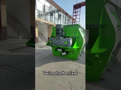 긴 수명 듀얼 트윈 샤프트 어그라비크 페들 믹서 믹서 머신 벽 핏 유프 스킴 코트 티