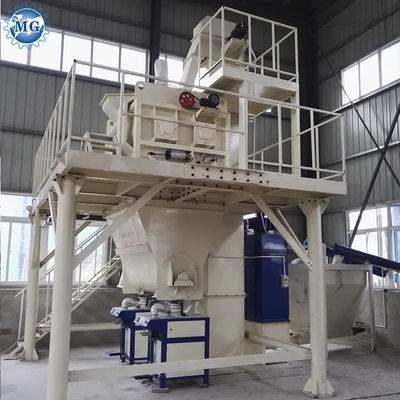 49KW 전력 에너지 절감 건조 밀터 혼합 공장 벽 매트 유프 스킴 코트 샌드 시멘트 믹서 타일 접착 접착 고루 만드는 기계
