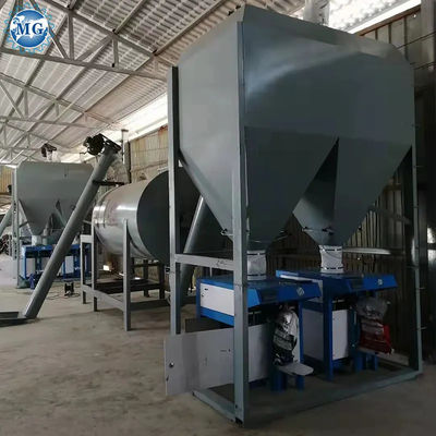 CE ISO SGS 인증을 받은 리본 믹서 믹서 머신 벽 찌질  gipster Skim 코트 샌드 시멘트 타일 접착 유료 건조 밀터 혼합 공장