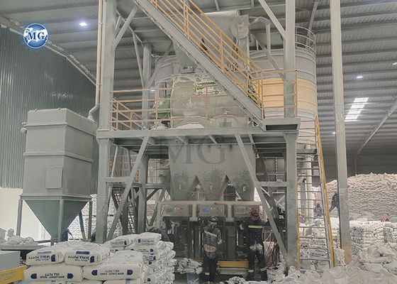 80-120kw 자동 건식 혼합 분말 모르타르 혼합 플랜트 벽 퍼티 플라스터 타일 접착제 제조 기계