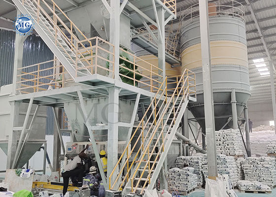 80-120kw 자동 건식 혼합 분말 모르타르 혼합 플랜트 벽 퍼티 플라스터 타일 접착제 제조 기계