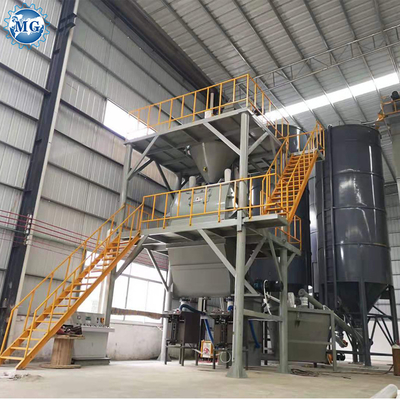 120KW 30T / Ｈ 건조 모르타르 공장 전자동 모래 시멘트 합체 장비