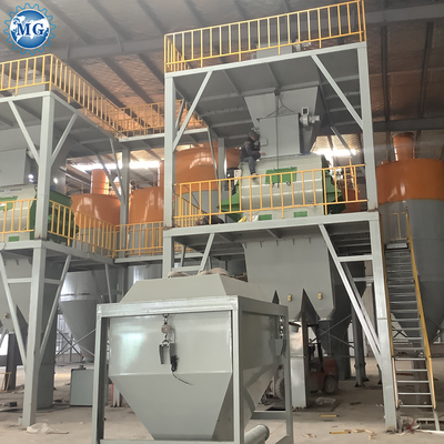 믹싱 용량 10-30T/H의 건설 재료 프로젝트용 80-120KW 타일 접착 기계