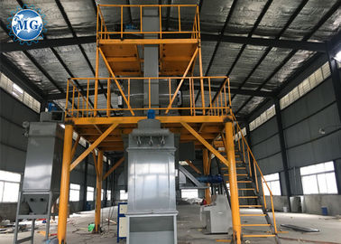 도기 타일 건조한 섞는 장비 8 - 10t 쌍둥이 갱구 믹서 3800mm 출력 고도
