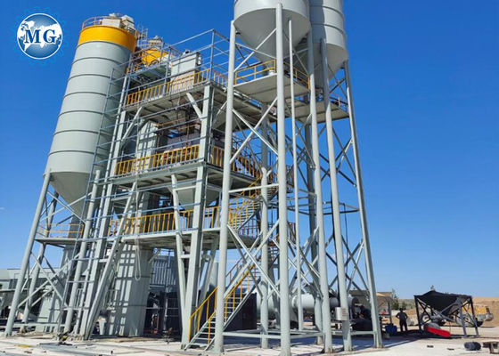 지적인 PLC 두 배 갱구 믹서 건조한 혼합 식물 10-30T/H 100KW