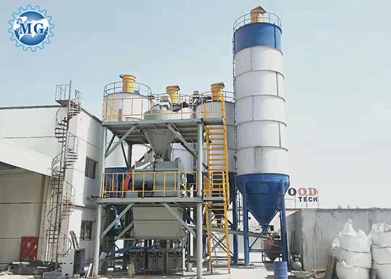 3-4t/h 오래가는 드라이 믹스 공장 모래와 시멘트 믹서