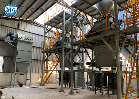건축산업 Dry Mix Plant 30T/H Wall Putty 제조공장